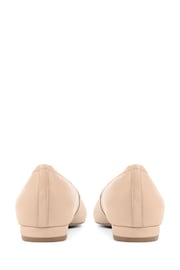 Jones Bootmaker Cream Soleil Leather Low Ballet Shoes - Image 4 of 6