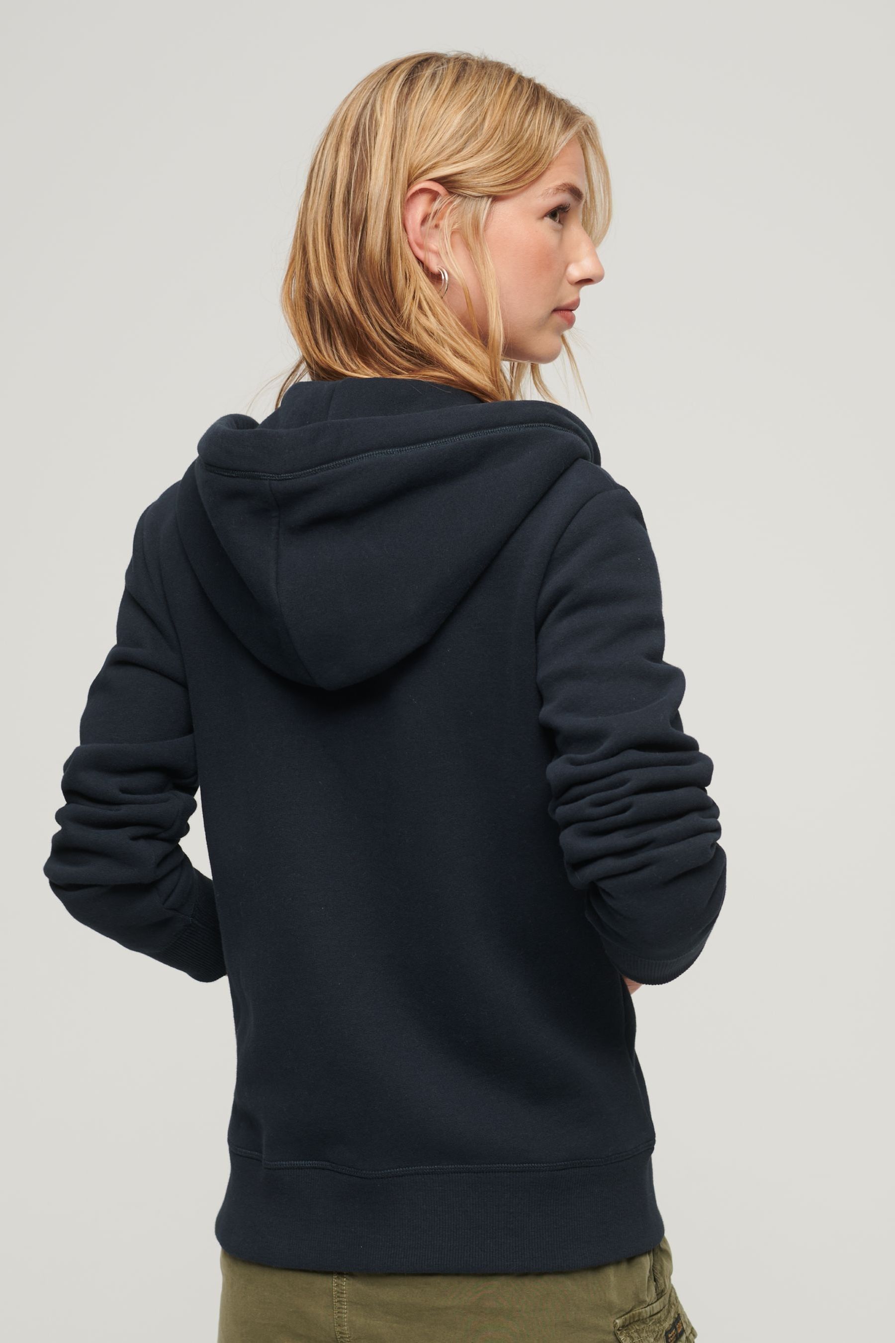 Superdry eclipse navy hoodie hot sale