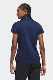 adidas Golf Womens Solid Short Sleeve Polo Shirt - Image 2 of 7