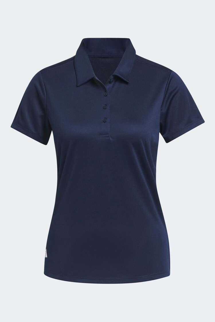adidas Golf Womens Solid Short Sleeve Polo Shirt - Image 7 of 7