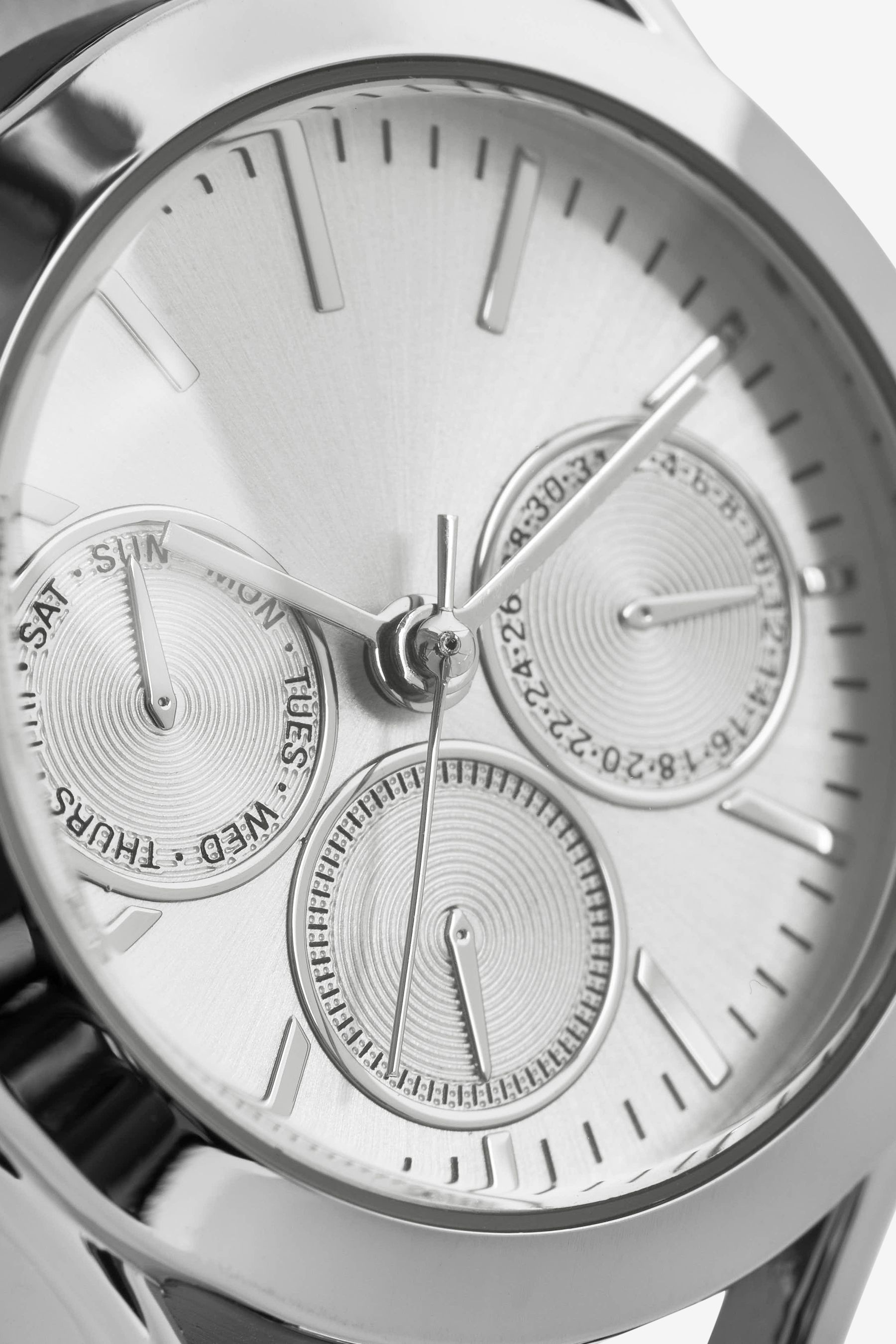 Silver Tone Mini Boyfriend Watch