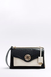 River Island Black Pocket Tab Shoulder Bag - Image 2 of 6