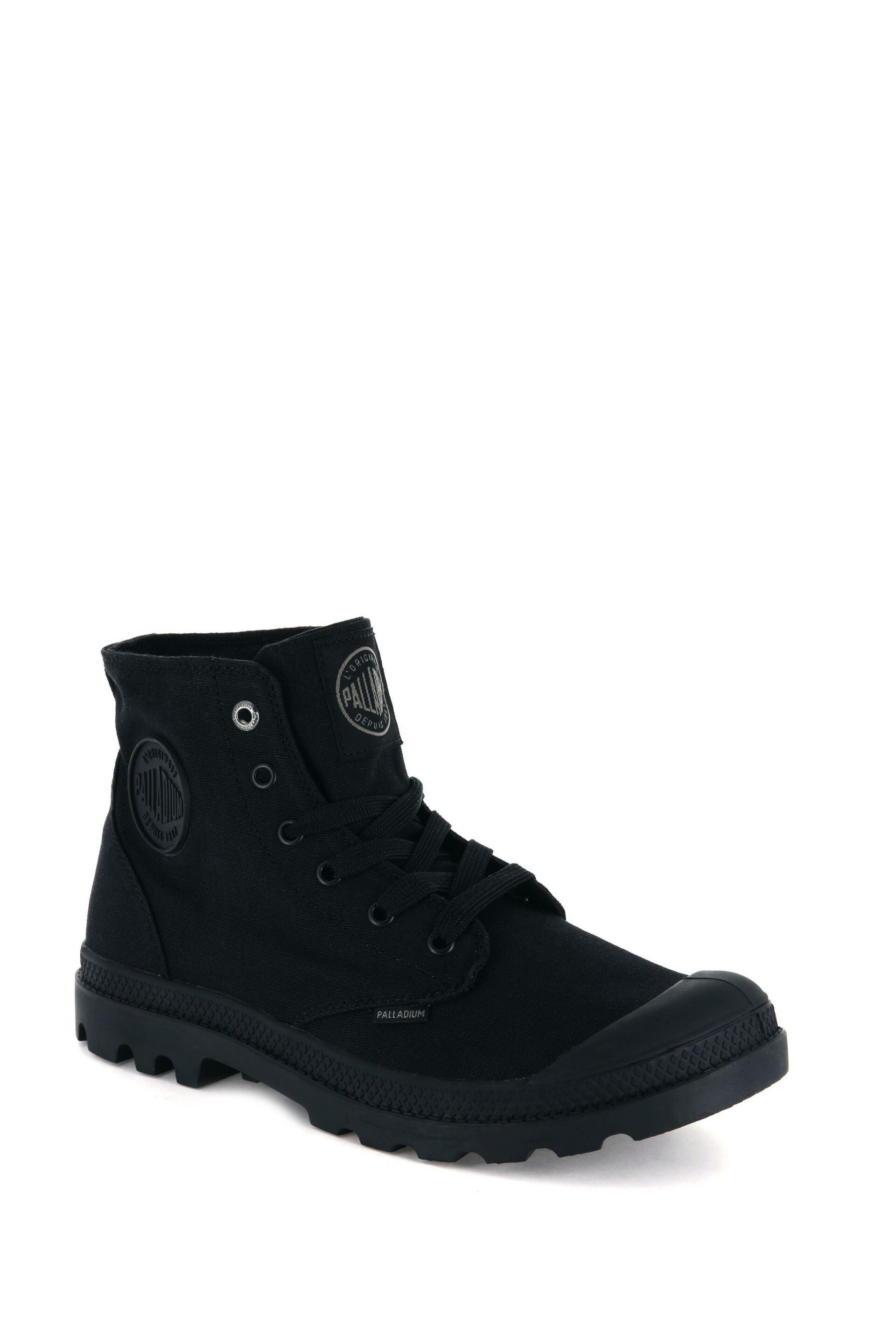 Palladium Mono Crome Black Boots - Image 3 of 5