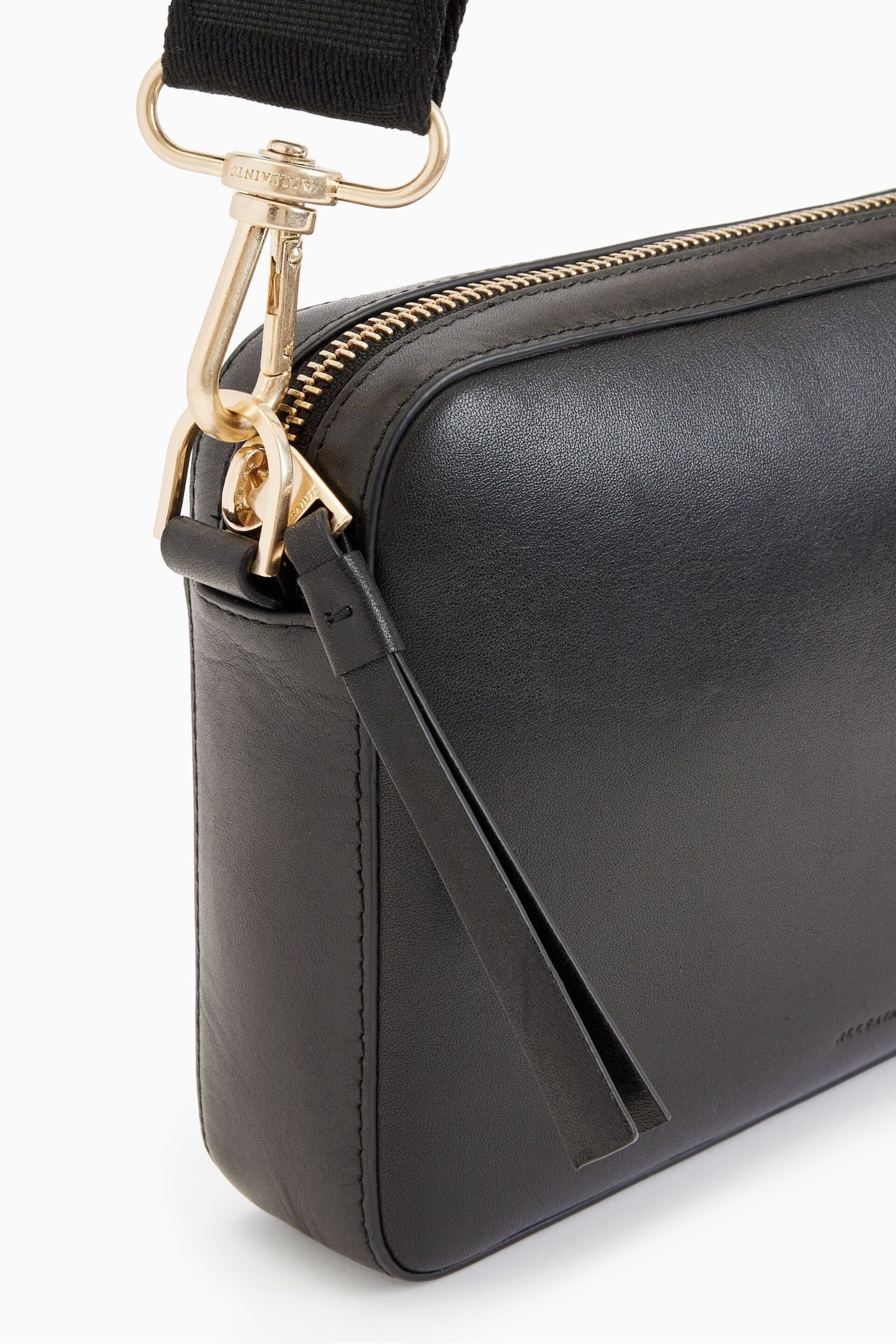 AllSaints Black Cross-Body Lucile Bag - Image 6 of 6