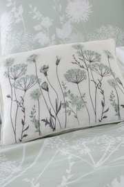 Catherine Lansfield Grey Meadowsweet Cushion - Image 1 of 3