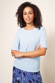 White Stuff Blue Annabel T-Shirt - Image 1 of 6