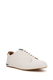 Dune London White Tezzy Perf Entry Trainers - Image 2 of 5