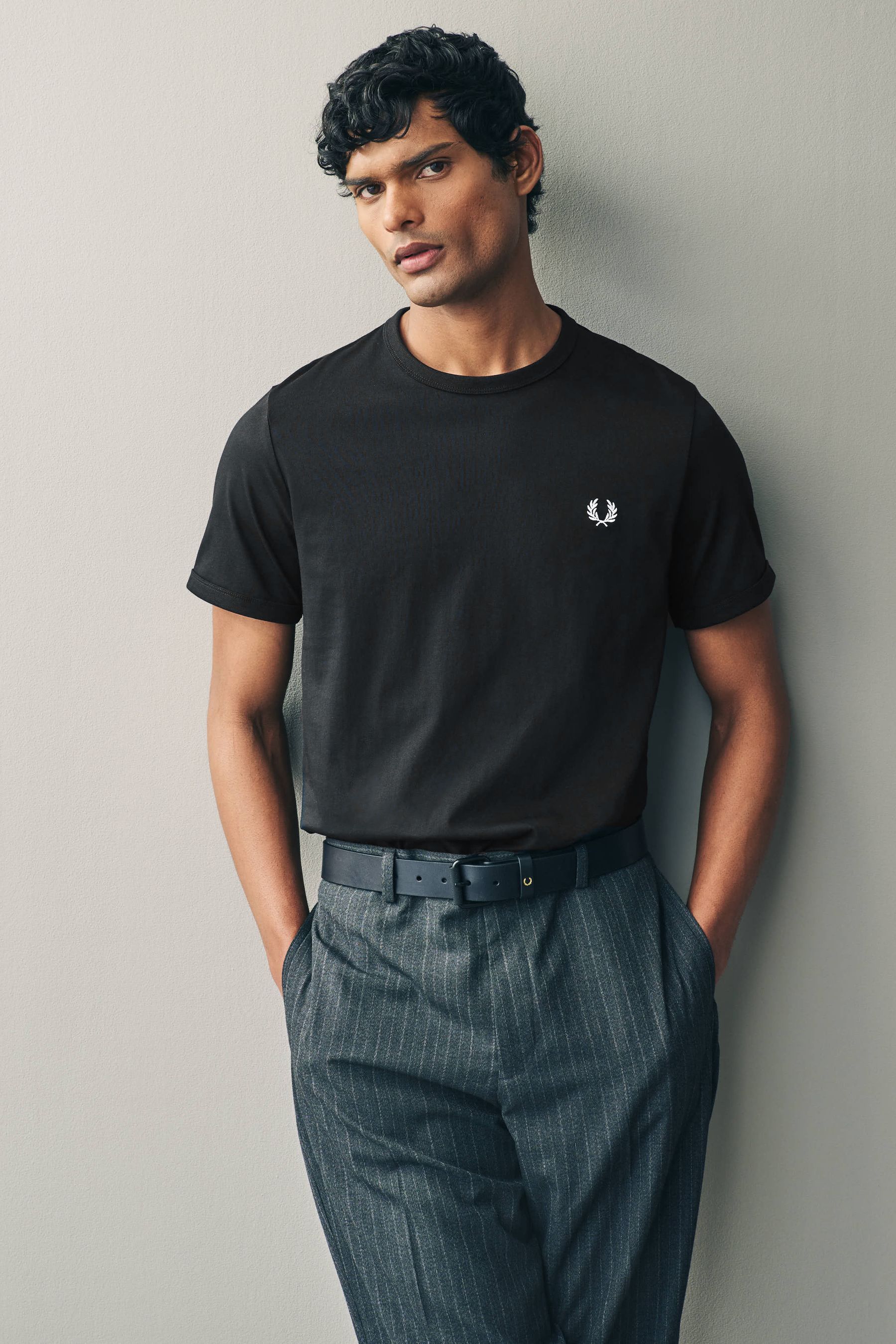 Buy Fred Perry 100 Cotton T Shirt from Next Luxembourg