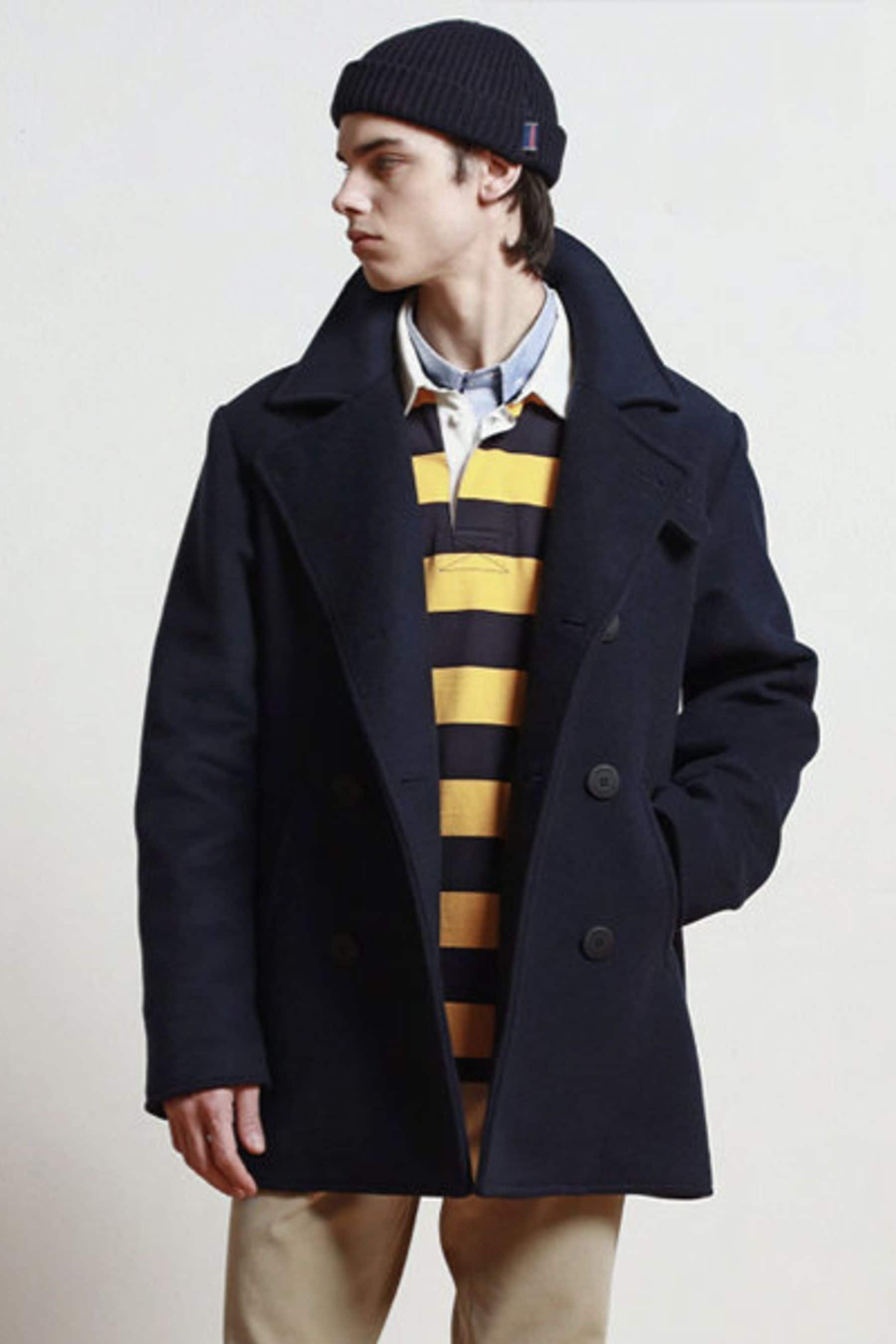 Sebago Reefers Navy Blue Coat