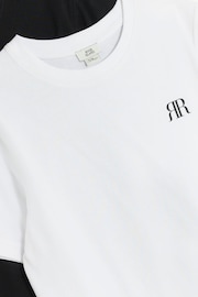 River Island White Boys T-Shirt 2 Packs - Image 3 of 3