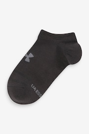 Under Armour Essential No Show Black Socks 6 Pack - Image 5 of 7