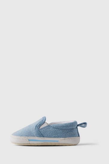 Gap Blue Denim Slip-On Shoes