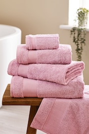 Pink Dusky Egyptian Cotton Towel - Image 1 of 5