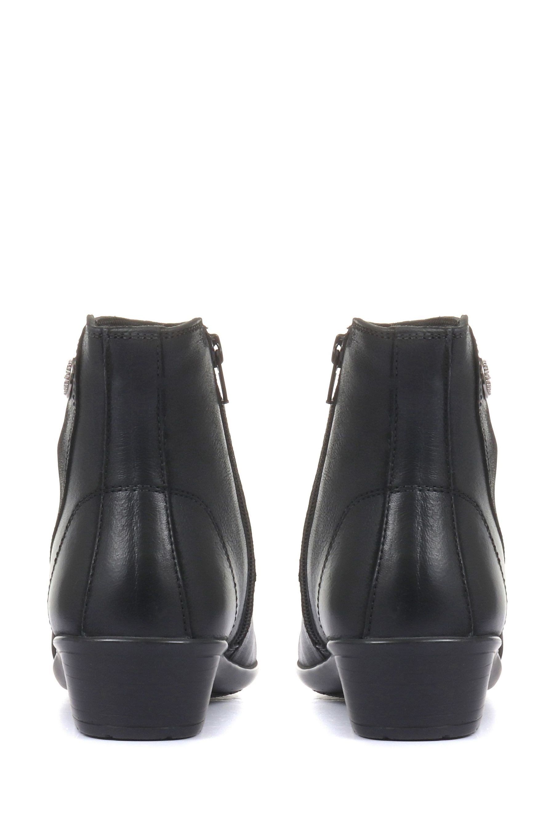 Ruched leather ankle boots discount