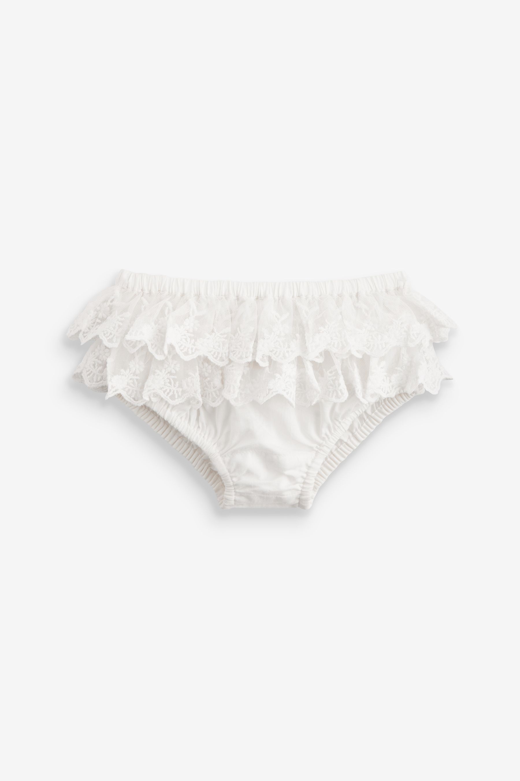 White frilly knickers baby clearance