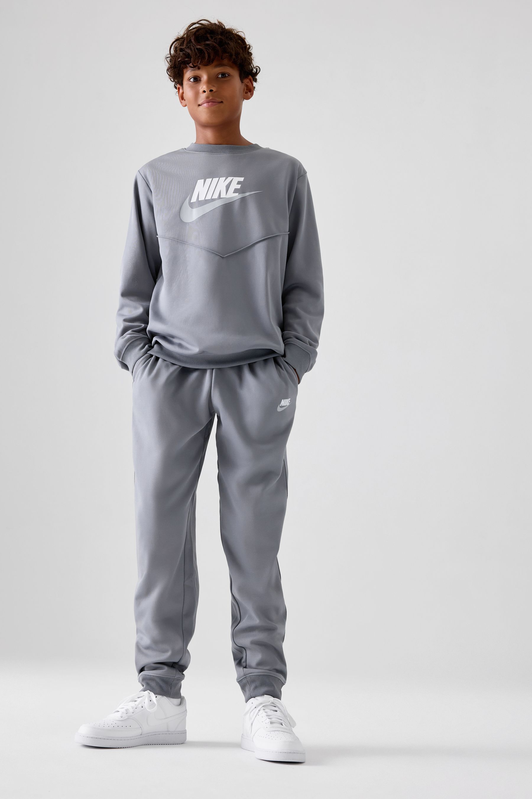 Grey nike air tracksuit store