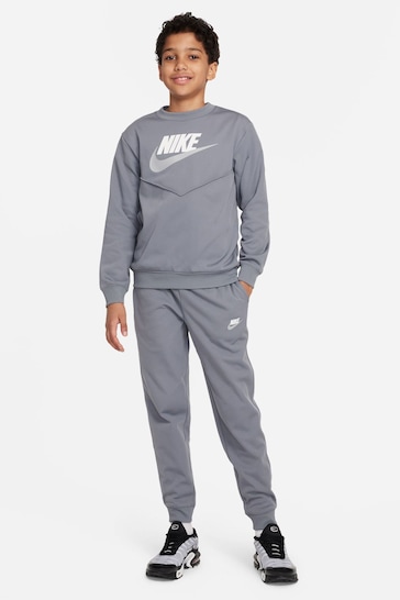 Nike Grey Crew Tracksuit