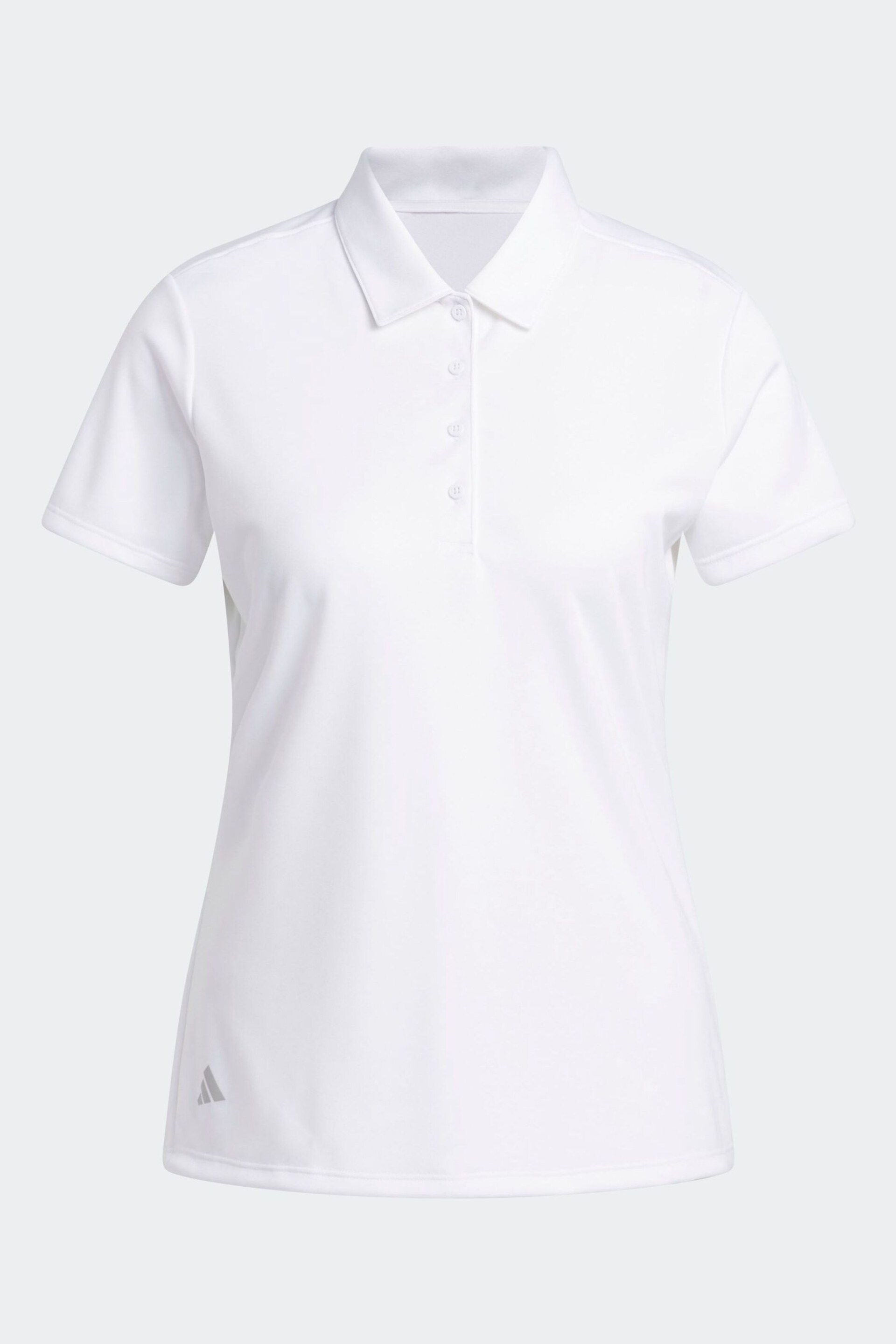 adidas Golf Womens Solid Short Sleeve Polo Shirt - Image 7 of 7
