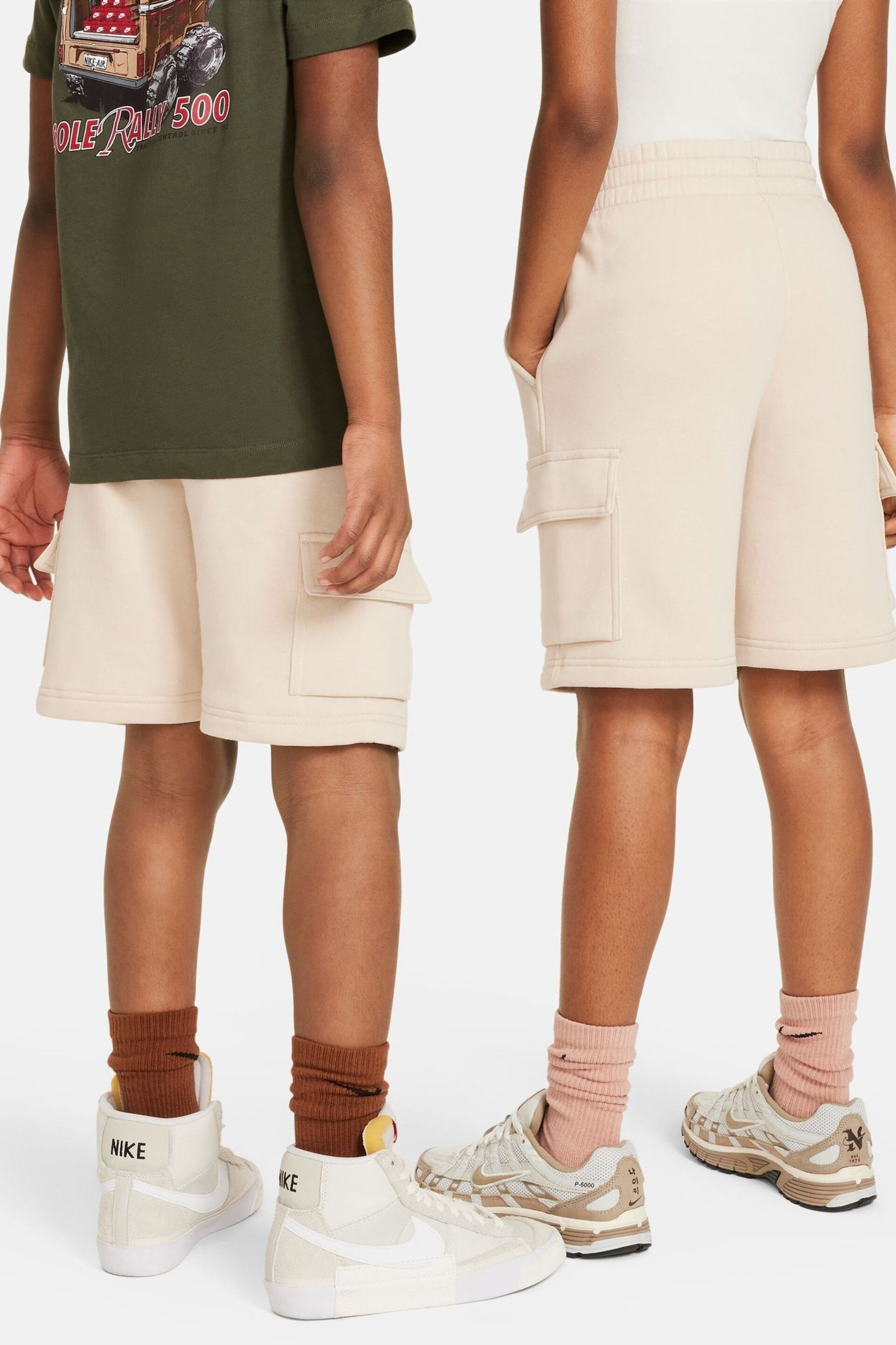 Nike Neutral Club Fleece Cargo Shorts - Image 8 of 9