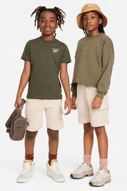 Nike Neutral Club Fleece Cargo Shorts - Image 9 of 9