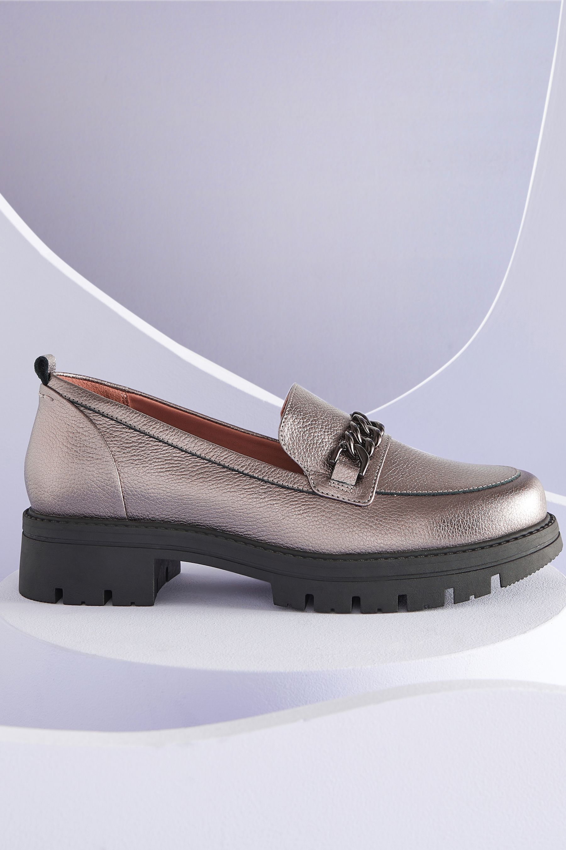 Pewter loafers womens clearance