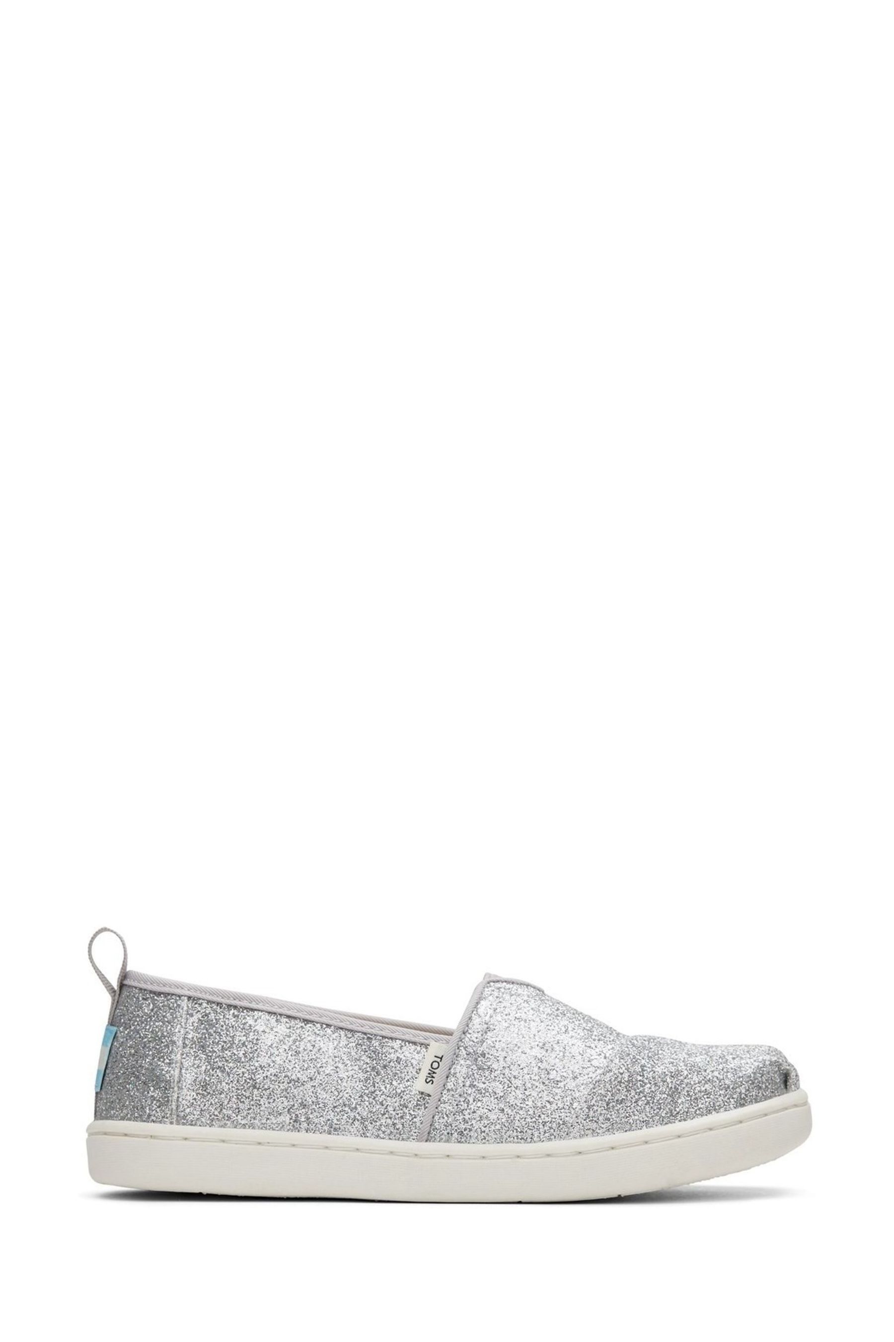 Toms silver sneakers sales
