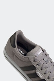 adidas Grey/Black Sportswear Daily 3.0 Trainers - Image 8 of 10