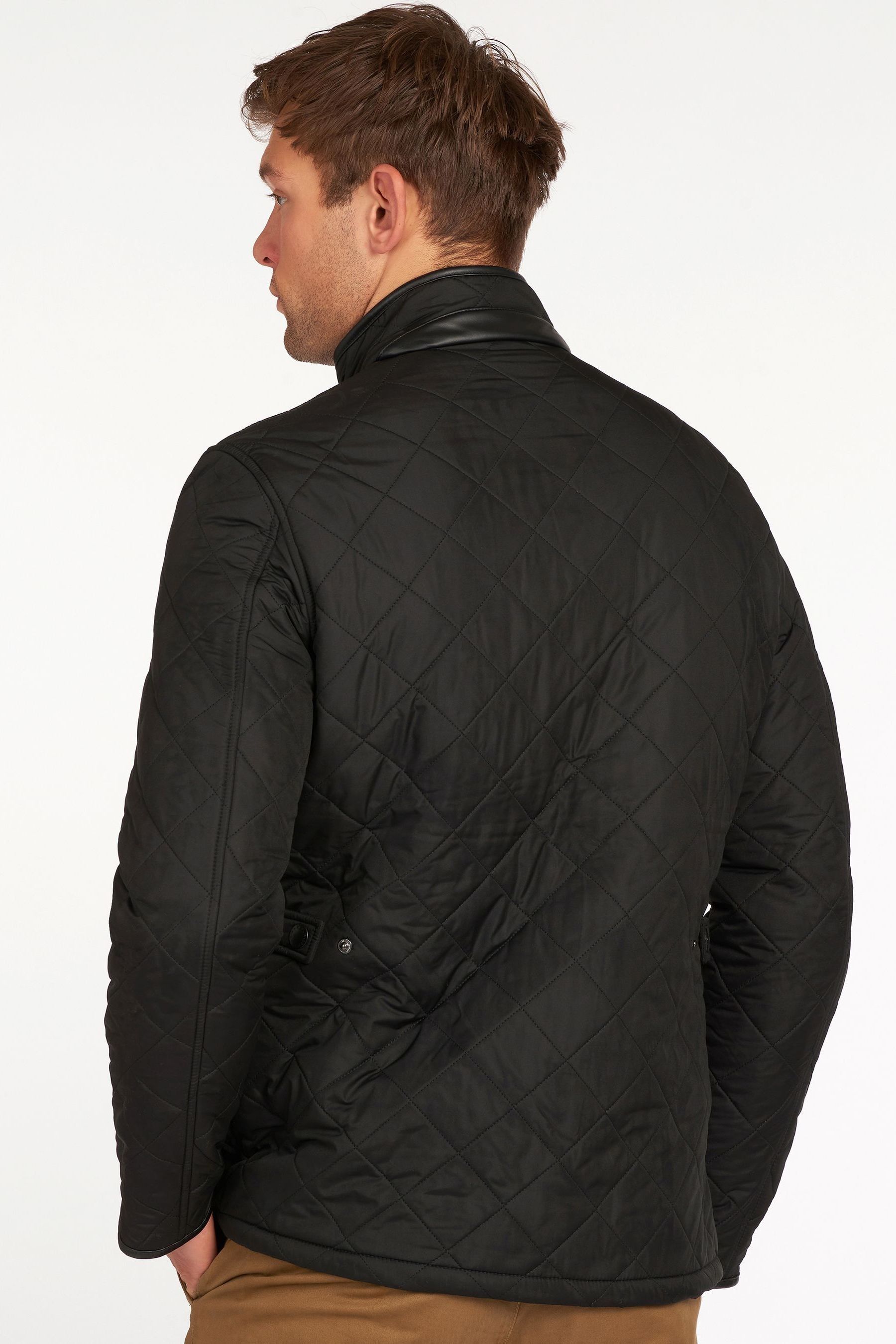 Buy Barbour Black Powell Quilted Jacket from the Next UK online shop