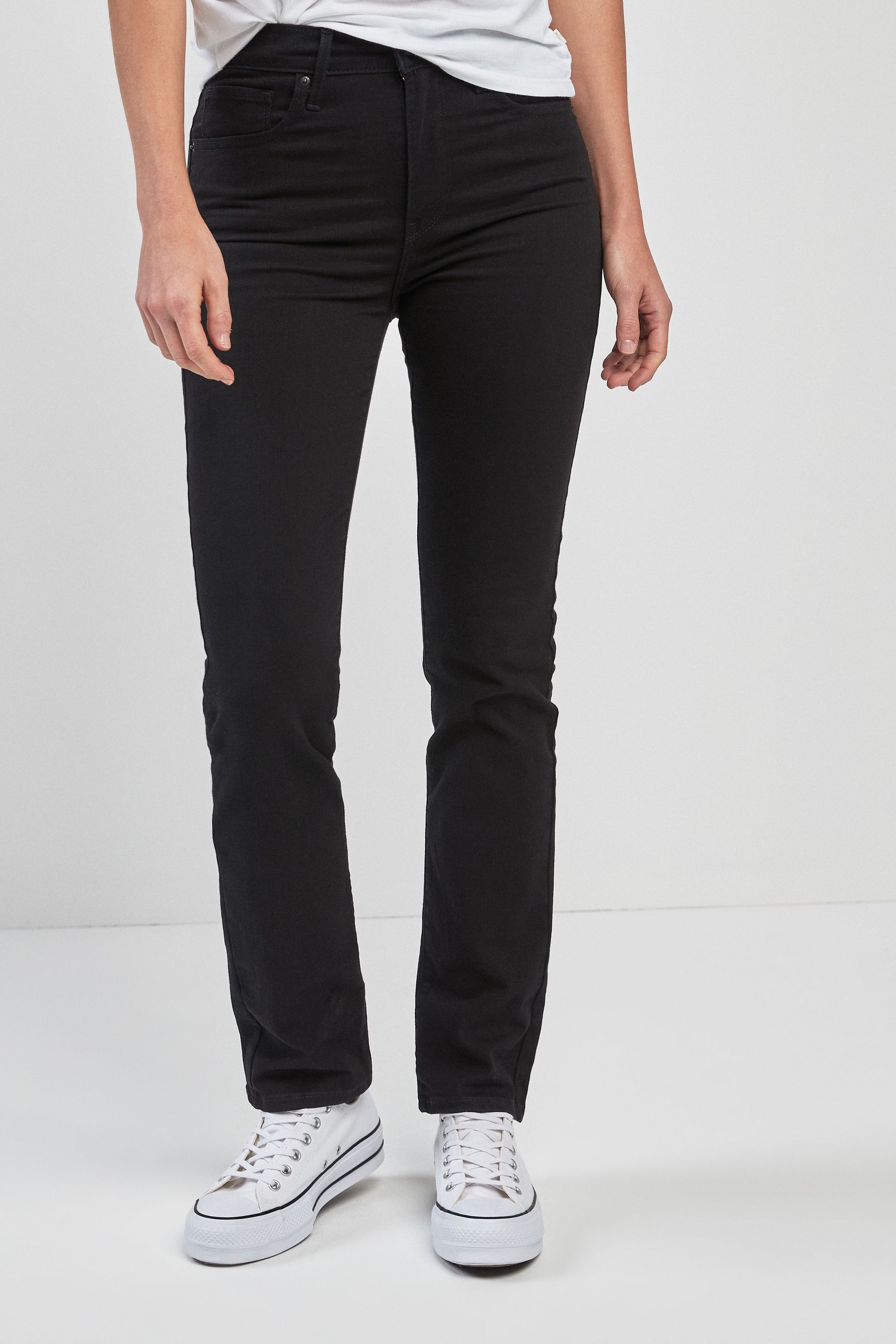 Levi's 724 high outlet rise straight black