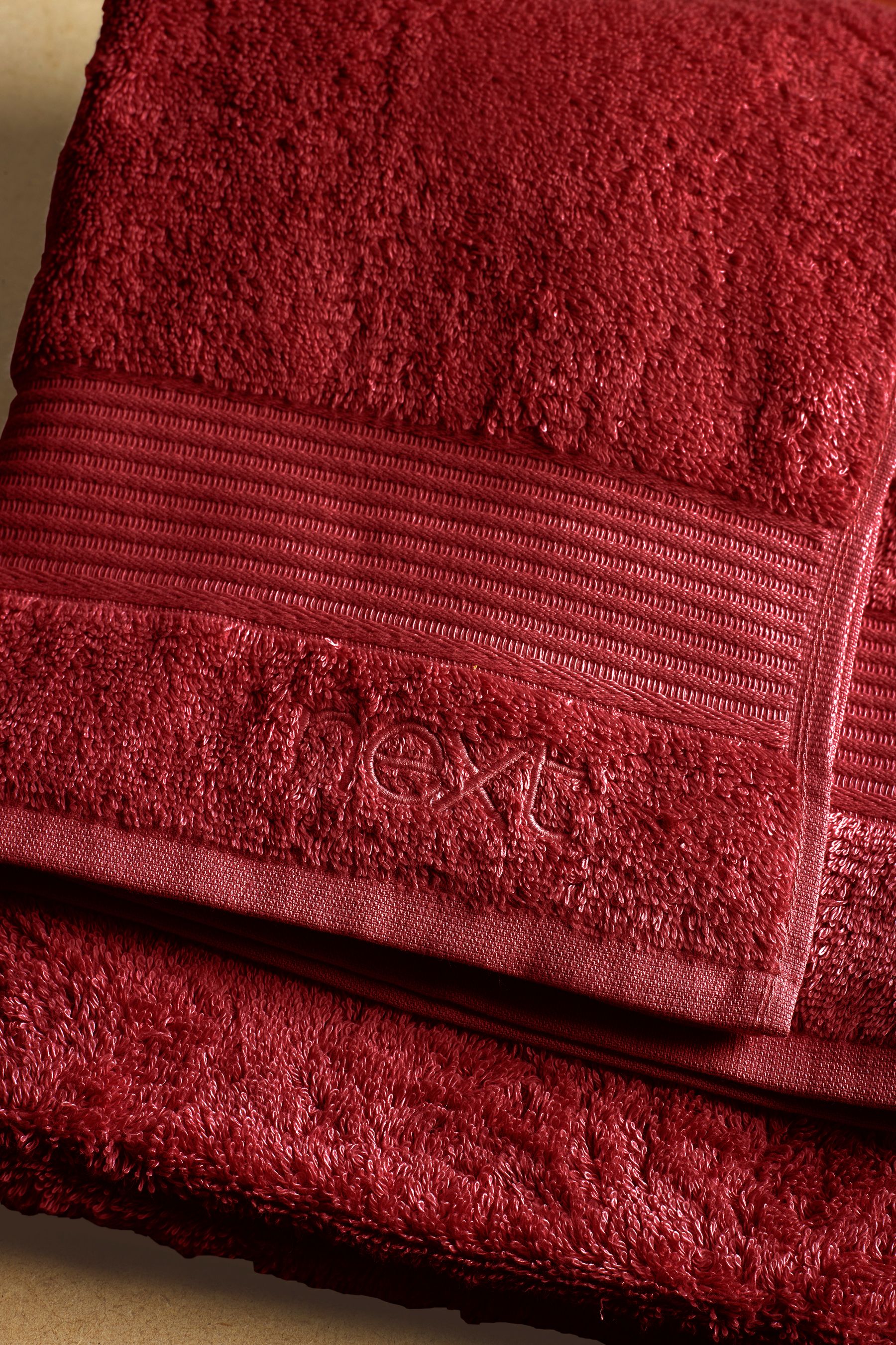 Buy Red Berry Towel from Next Luxembourg