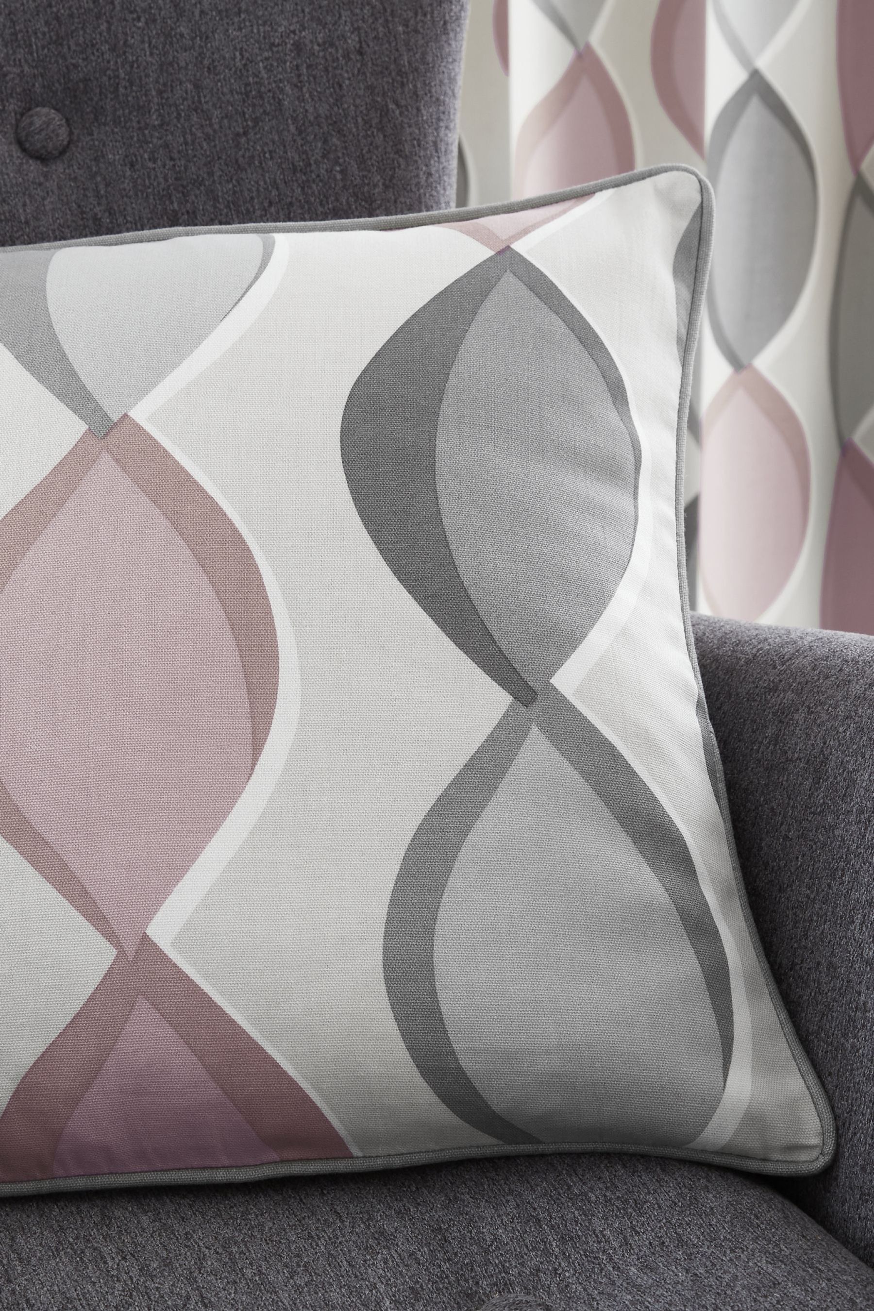 Next pink and grey cushions shop