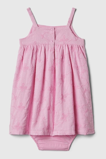 Gap Pink Embroidered Dress (Newborn-5yrs)