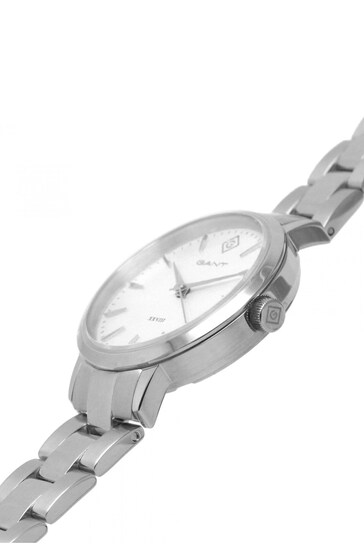 Gant Park Avenue 28 Silver and White Stainless Steel Quartz Watch
