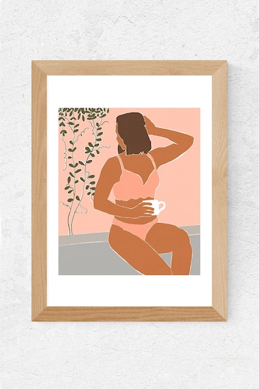 East End Prints White Morning Coffee Print by 83 Oranges