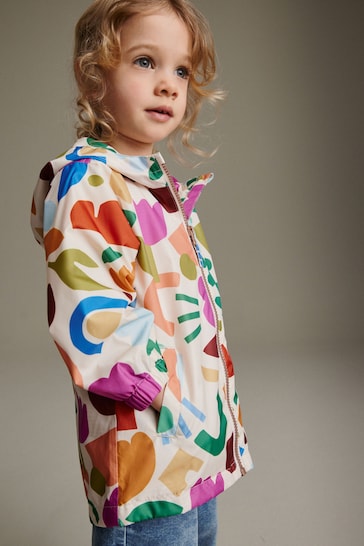 Multi Shapes Shower Resistant Printed Cagoule (3mths-7yrs)