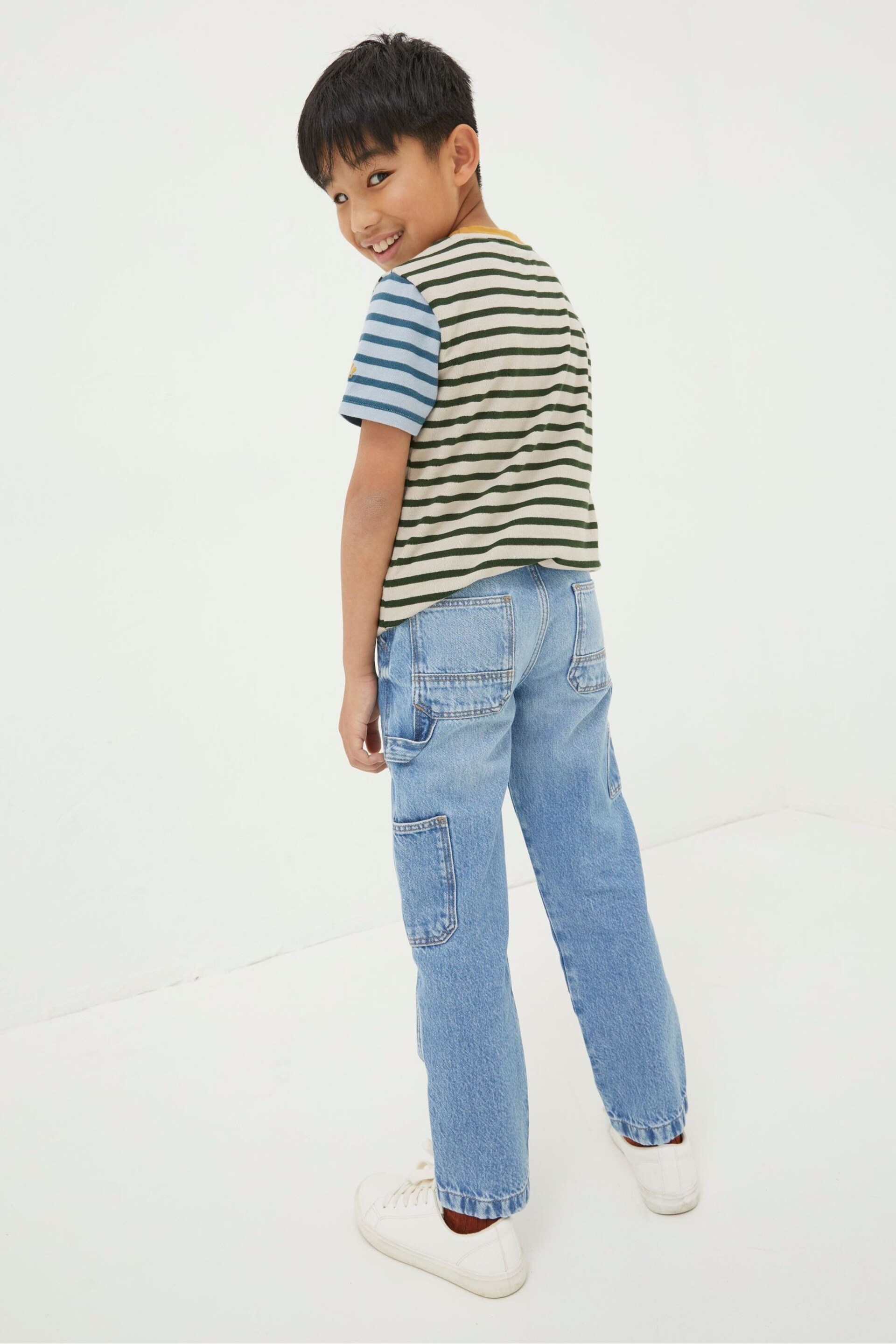 FatFace Blue Carpenter Jeans - Image 3 of 4