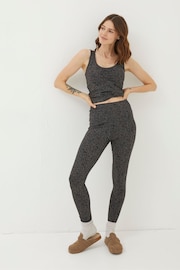 FatFace Venus Grey Print Leggings - Image 1 of 5