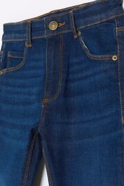 River Island Blue Boys Denim Dark Wash Super Skinny Jeans - Image 2 of 3