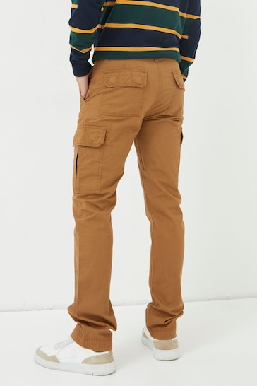 FatFace Brown Corby Ripstop Cargo Trousers