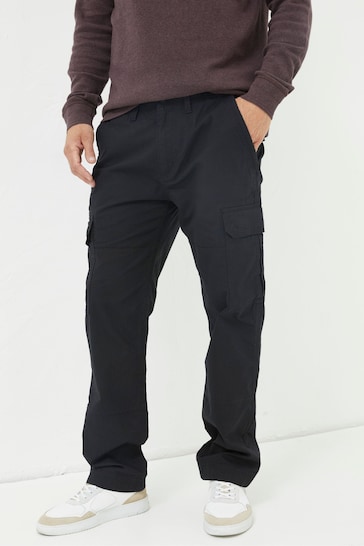 FatFace Black Corby Ripstop Cargo Trousers