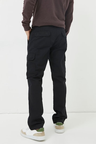 FatFace Black Corby Ripstop Cargo Trousers