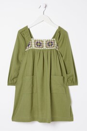 FatFace Green Crochet Dress - Image 5 of 6