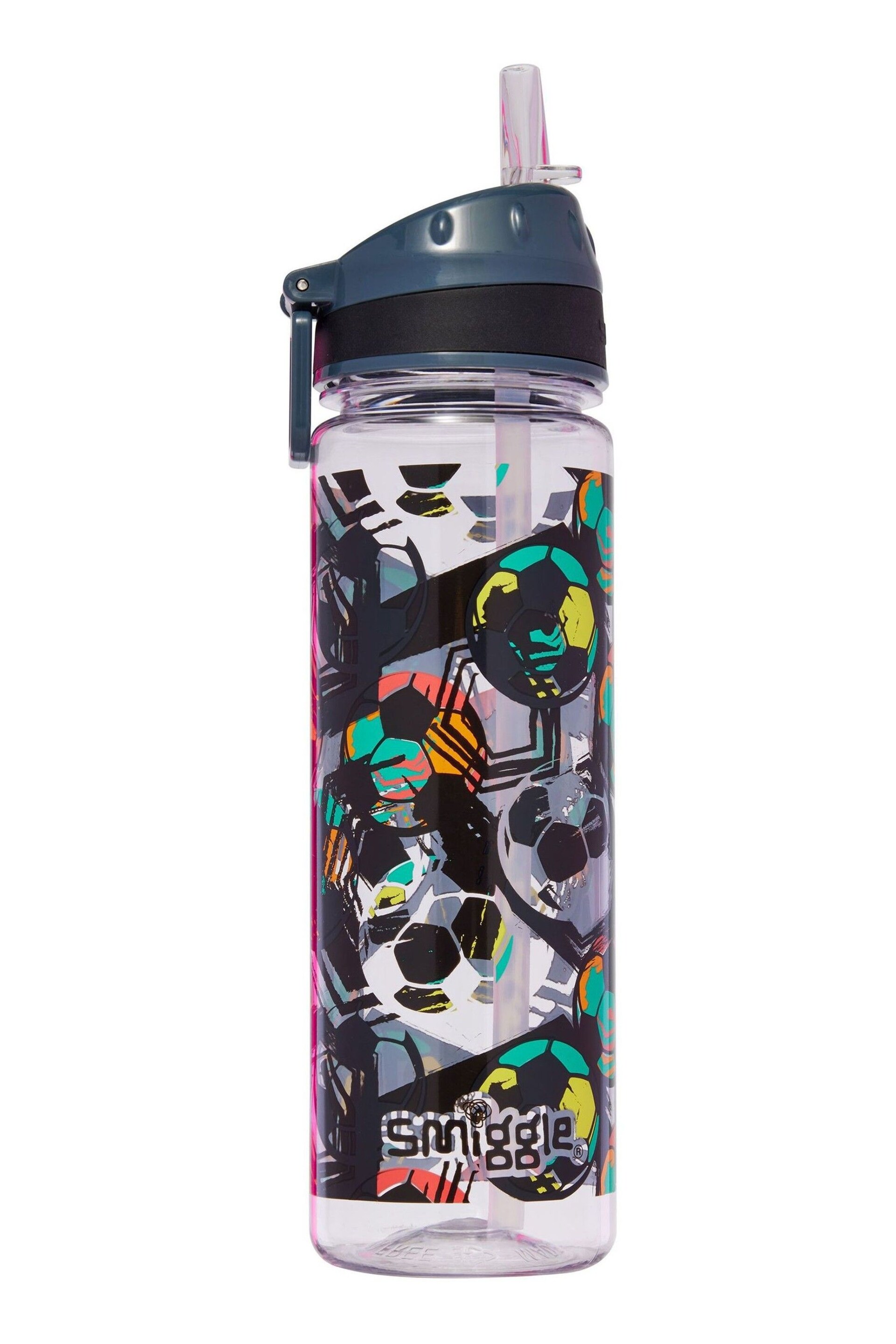 Smiggle Black Wild Side Drink Bottle 650ML - Image 2 of 2