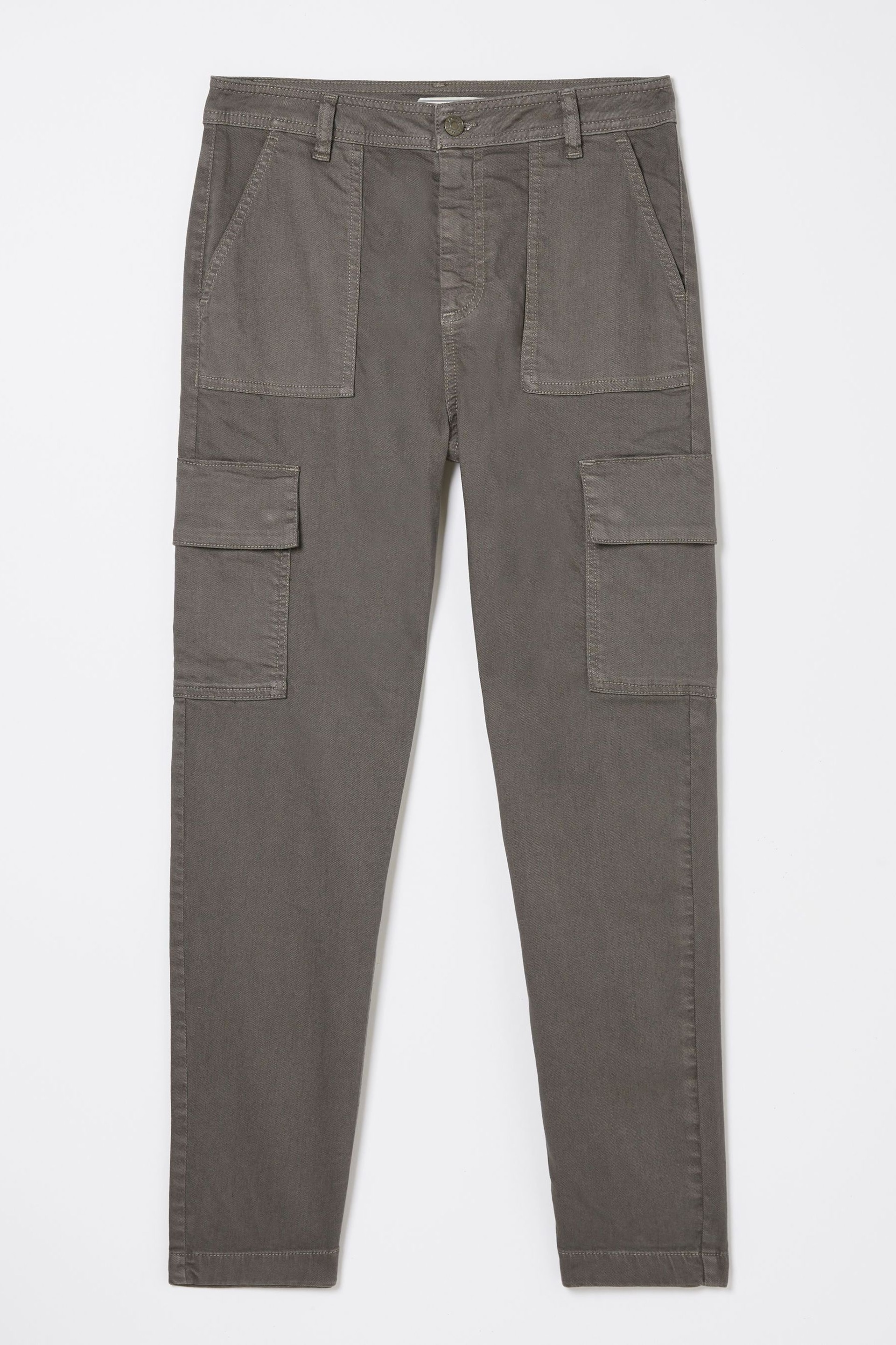 FatFace Grey Aspen Cargo Chino Trousers - Image 5 of 5