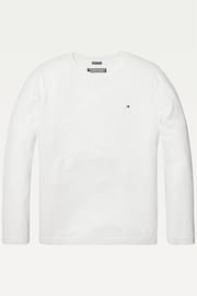 Tommy Hilfiger White Basic Long Sleeve Top - Image 4 of 6