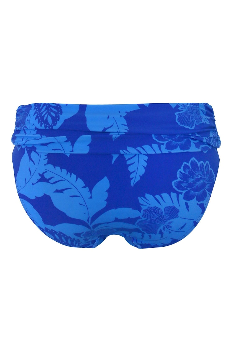 Pour Moi Blue Tropical Maui Foldover Brief - Image 4 of 4