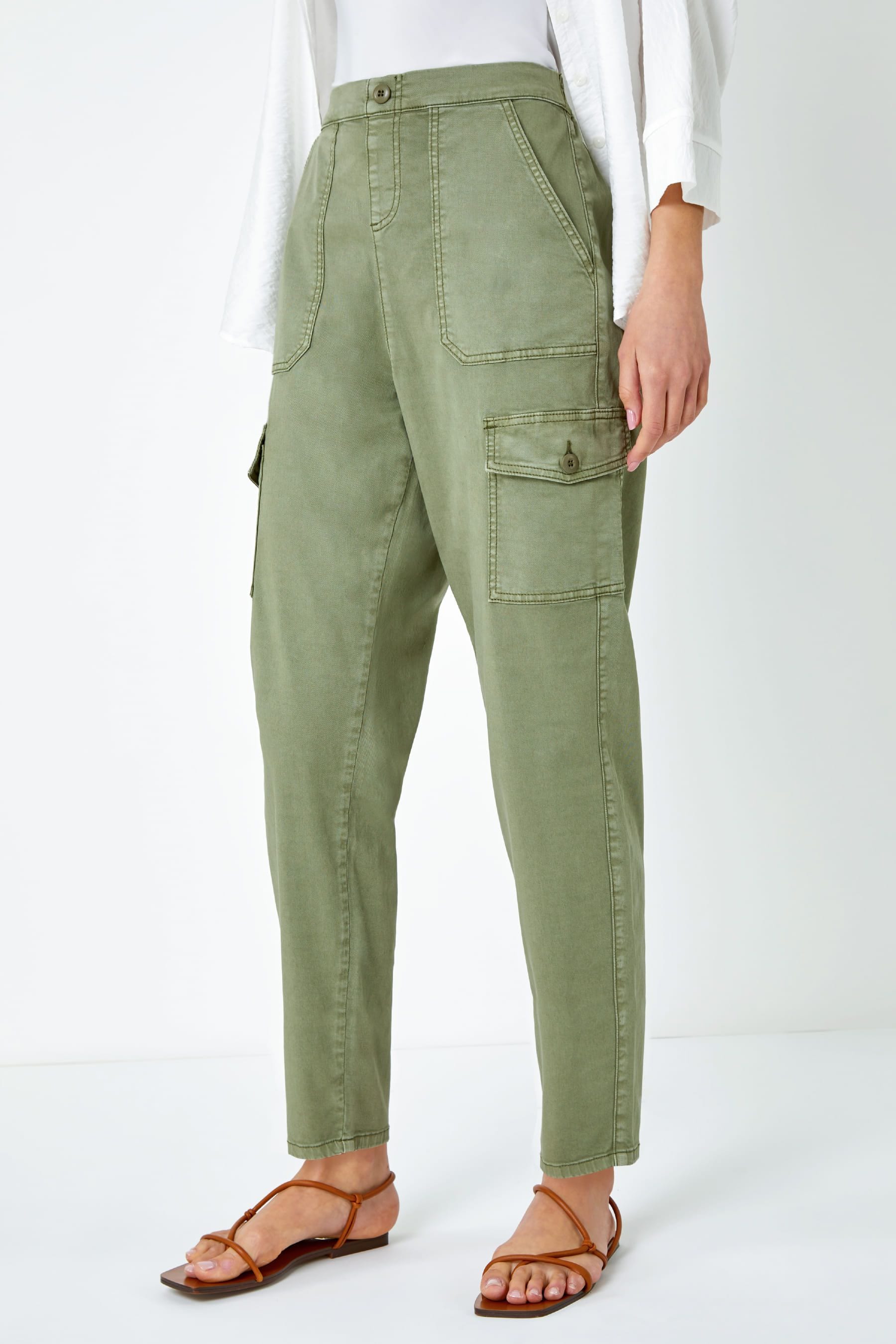 Stretchy cargo cheap pants womens