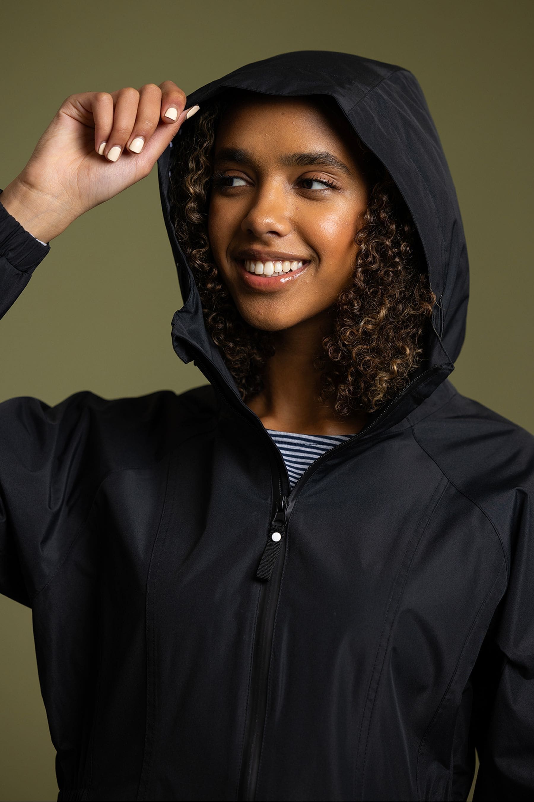 Trespass black waterproof jacket store