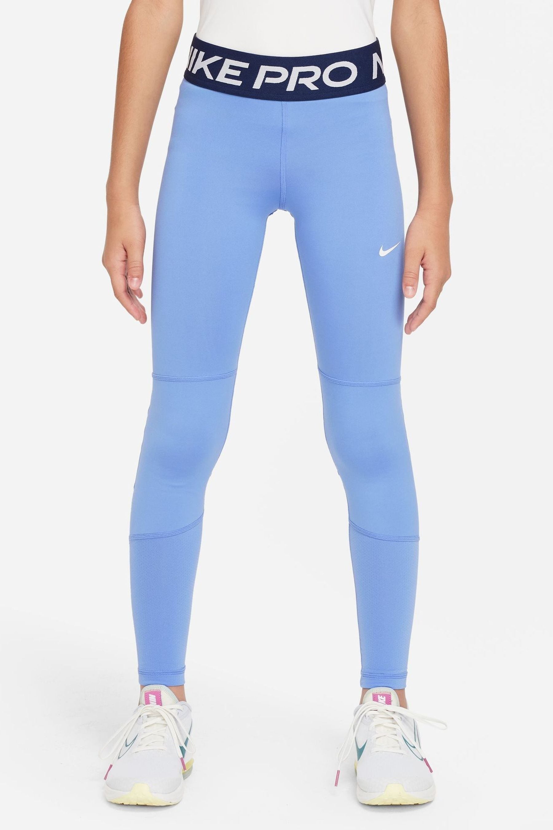 Nike light blue leggings discount