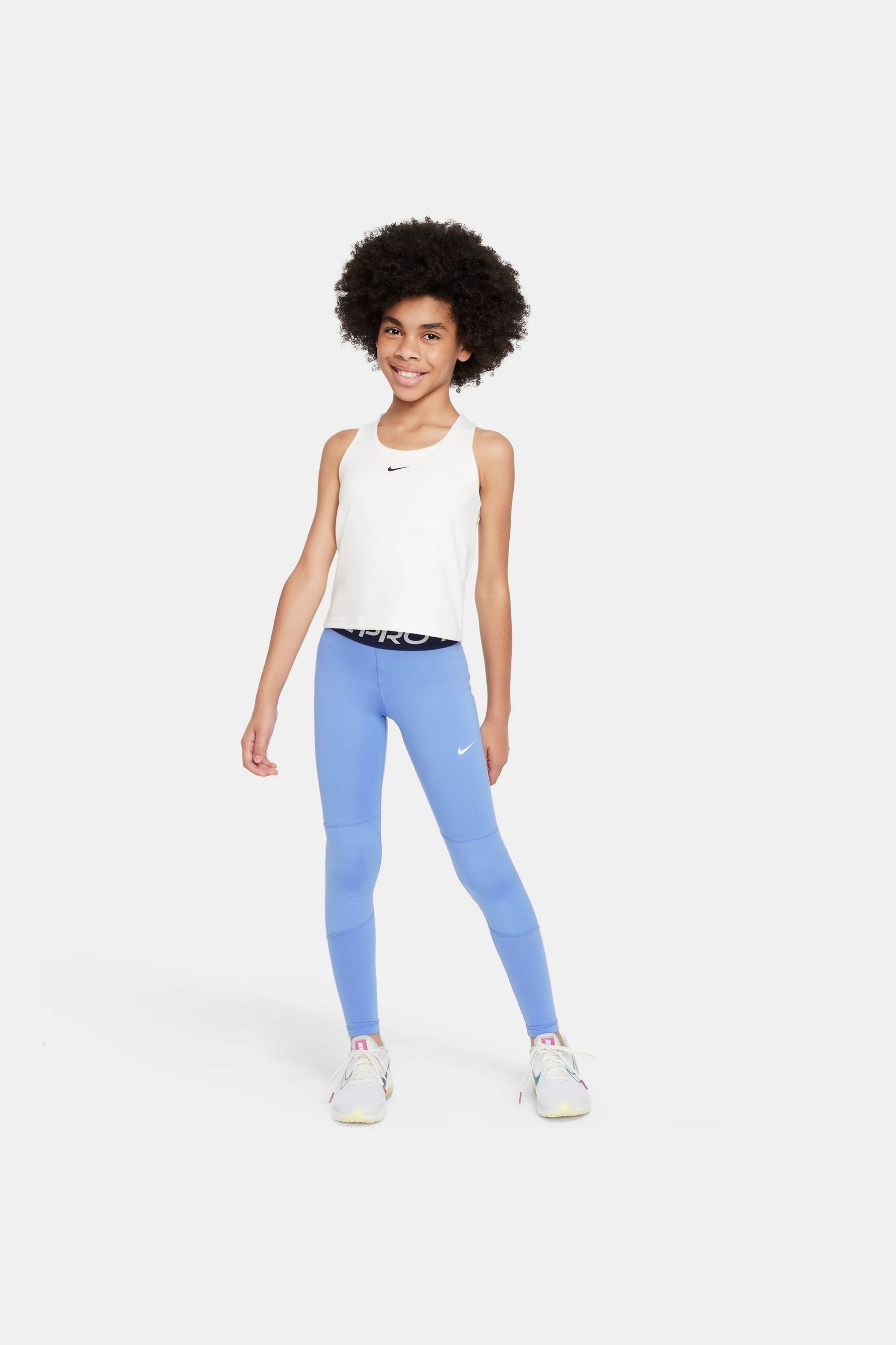 Baby blue cheap nike leggings
